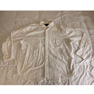 Abercrombie & Fitch White Button-Up Shirt